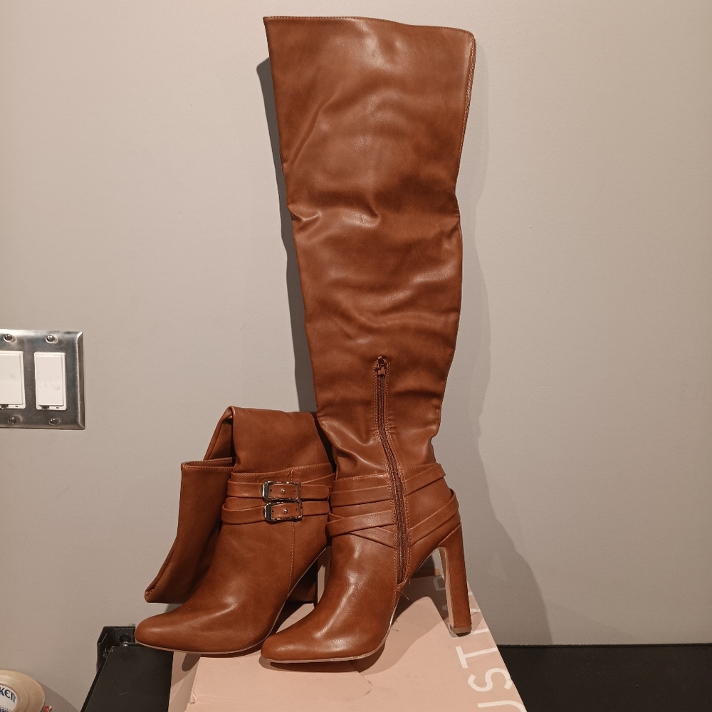 Judith Buckle Over-The-Knee Boot - Picture 2 of 3